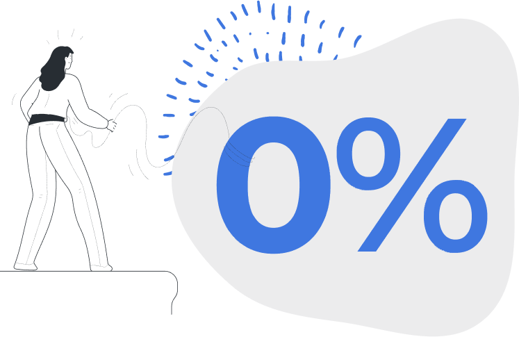Zero fees